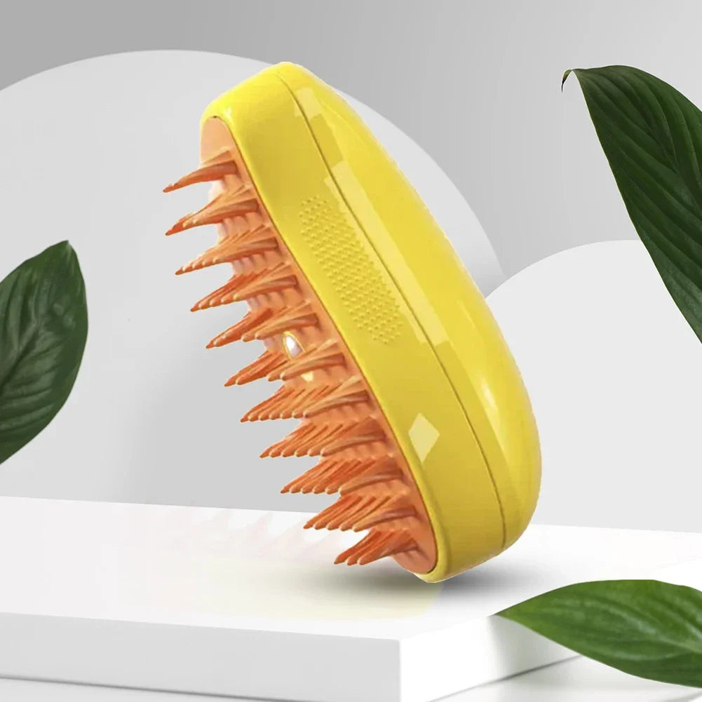 WhiskerMist 3-in-1 Steam Grooming Brush by Doreza