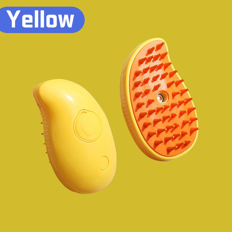 WhiskerMist 3-in-1 Steam Grooming Brush by Doreza