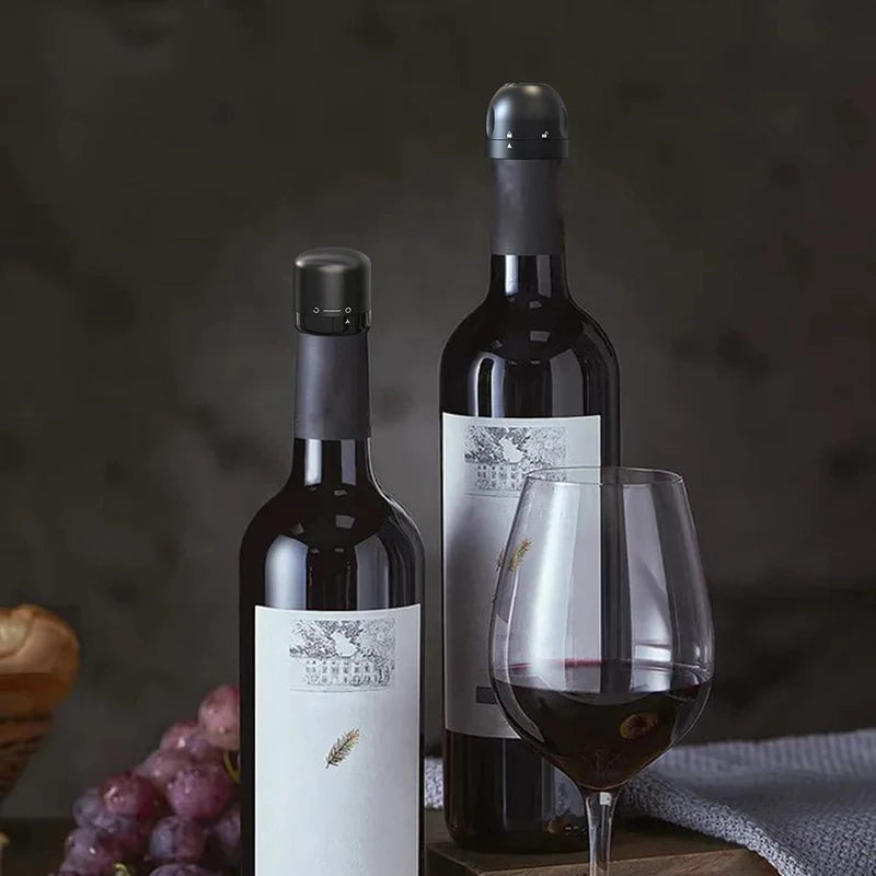 Serene Evenings Wine & Champagne Stopper Set by Doreza