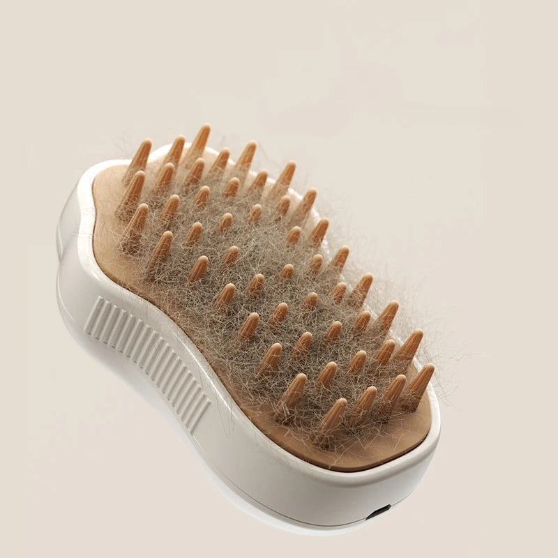 WhiskerMist 3-in-1 Steam Grooming Brush by Doreza