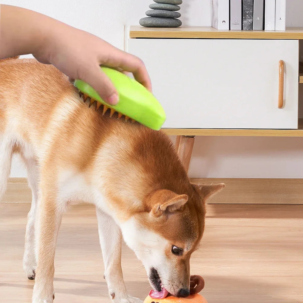 WhiskerMist 3-in-1 Steam Grooming Brush by Doreza
